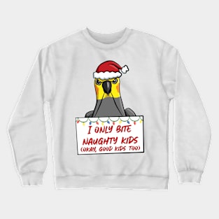 Only Bite Naughty Kids Cockatiel Crewneck Sweatshirt